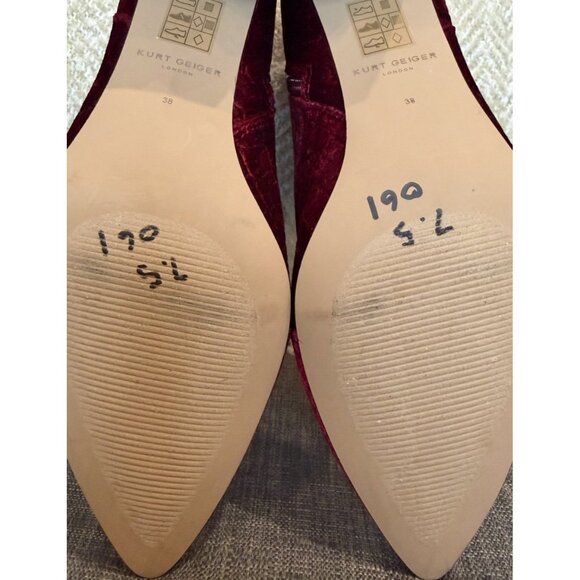 Kurt Geiger Size 38 US 7.5 BURLINGTON ANKLE BOOT Gorgeous! - Picture 9 of 11